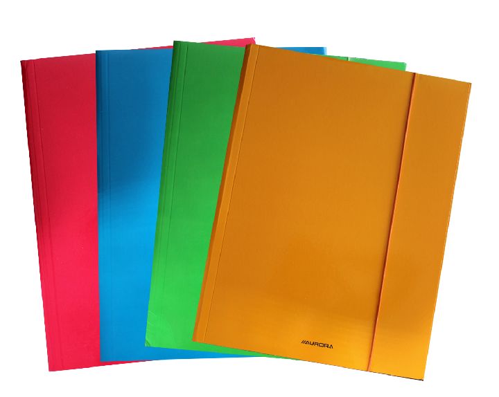 ELASTOMAP, ass.kleur, gelakt, FOLIO, karton, met 3 kleppen, met elastiek, Cardea, Buroclass PARADISIO