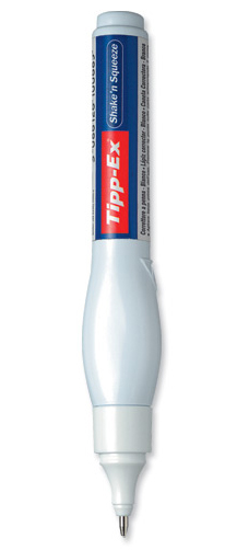 CORRECTIEPEN, Tippe-ex Shake 'n' Sqeeze, 8 ml, op blister  TIPP-EX