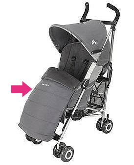 Voetenzak Charcoal MACLAREN