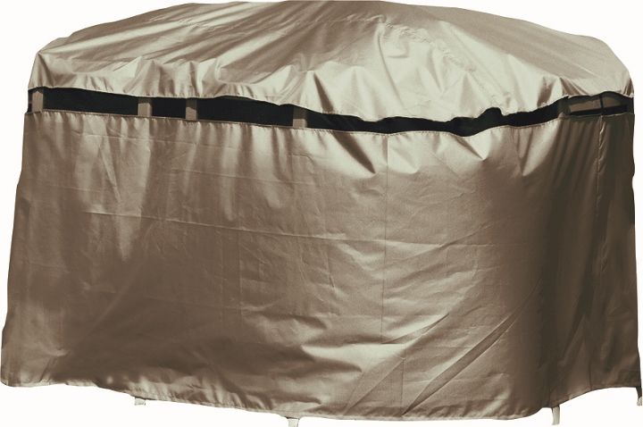 AFDEKHOES, 235x190 cm, voor tuinmeubels, in grijze polyester, luxe  4 SEASONS