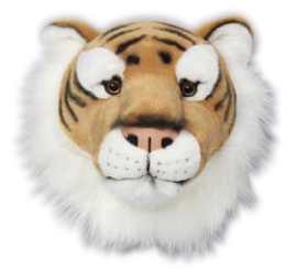 Dierenkop Tijger Bibib & Co