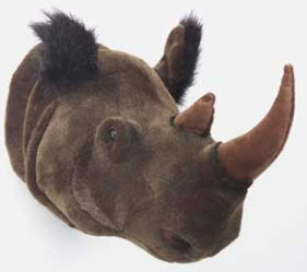 Dierenkop Neushoorn Bibib & Co