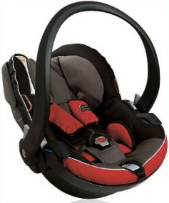 AUTOSTOEL, iZi Go, Red/Grey BESAFE