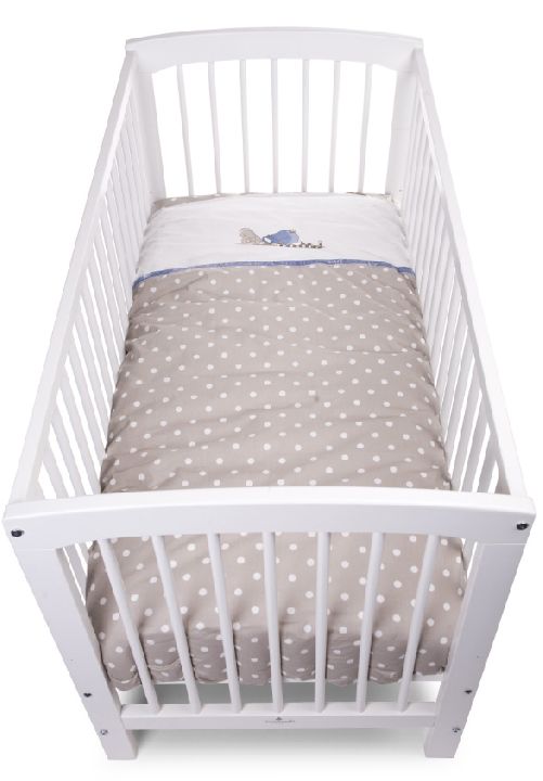 DONSOVERTREK, 100x140cm, SPITS, + sloop 40x60cm beige basis + witte bol   CHILDWOOD