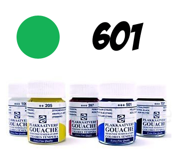PLAKKAATVERF Talens, potje 16 ml, lichtgroen, vrac