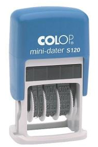 STEMPEL datumstempel,zelfinkt.,COLOP, op blister, maand in cijfers