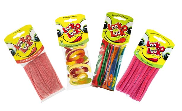 SNOEP in cello ophang, Look-O-Look