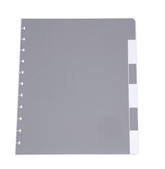 TUSSENLEGBLADEN PP,A4, ATOMA, 24x31 cm, 6 tabs