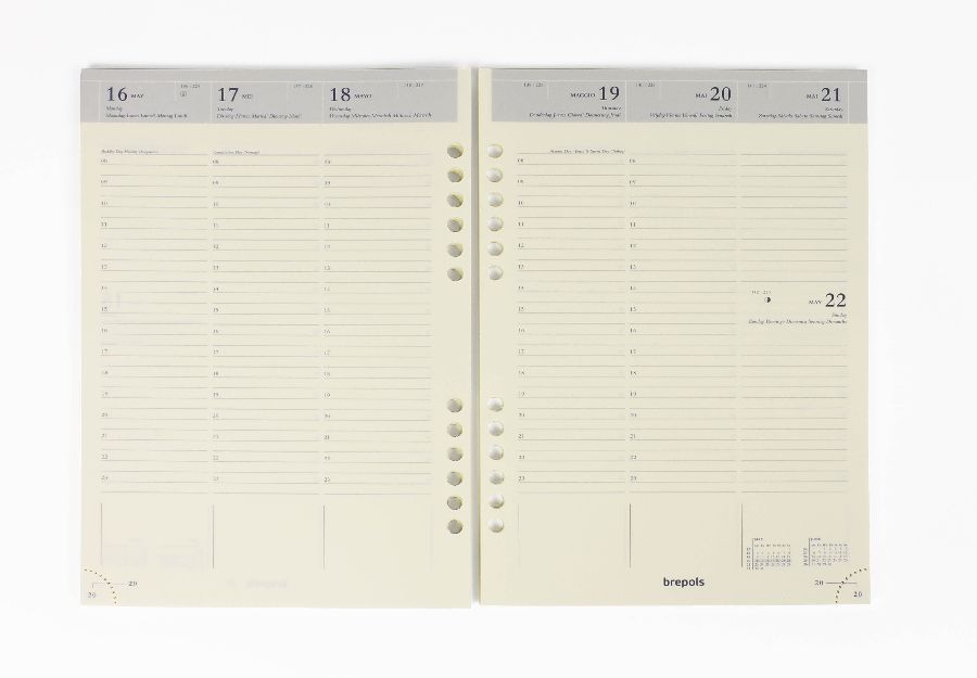 Agendavulling Brepols, agenda, geschikt voor Brepols Brefax 7