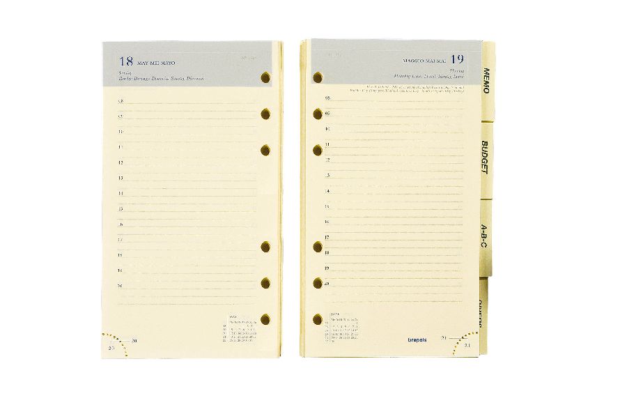 Agendavulling Brepols, agenda, geschikt voor Brepols Brefax 11