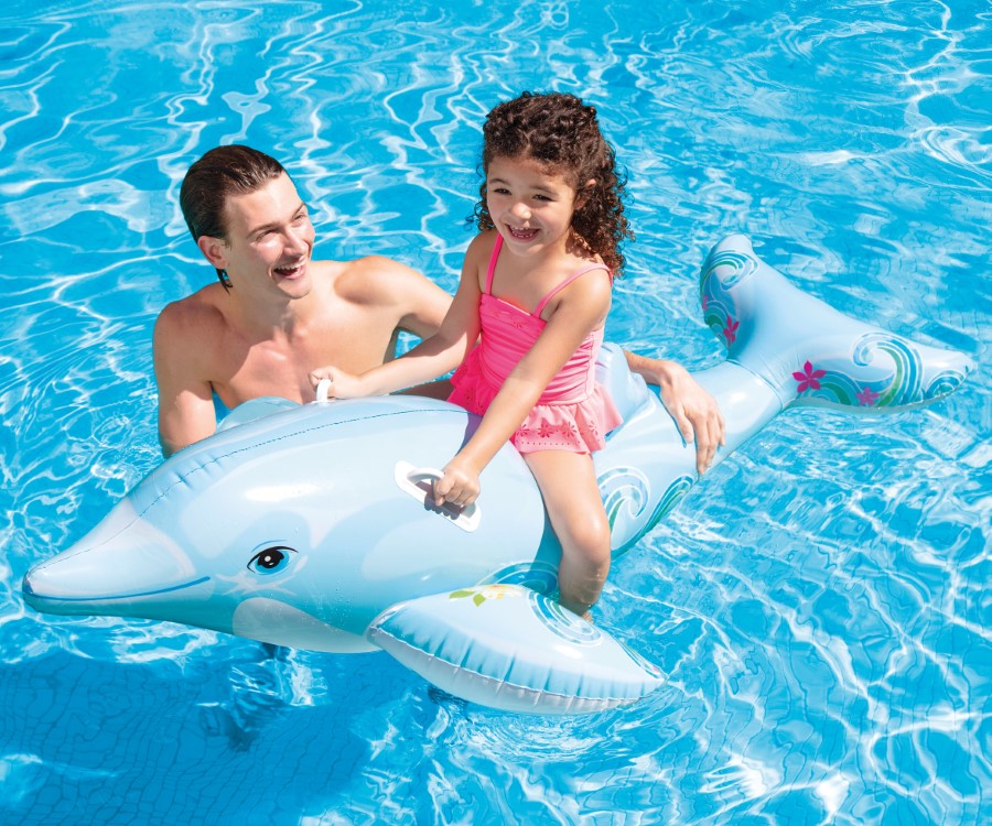 Luchtmatras Intex, Lil' Dolphin Ride-On