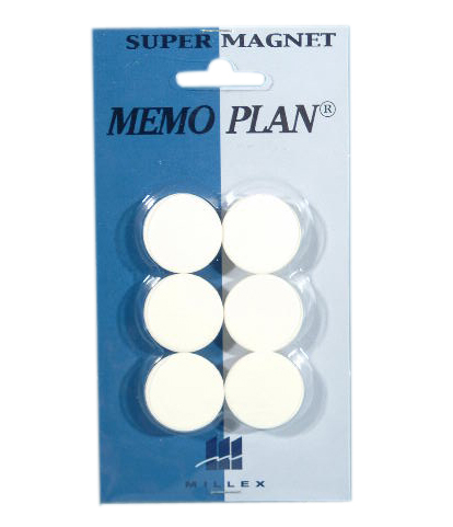 Magneet Memoplan, rond
