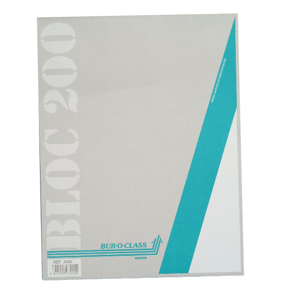KLADBLOK Octavo, blanco, 21x27 cm,  200 blad, buroclass