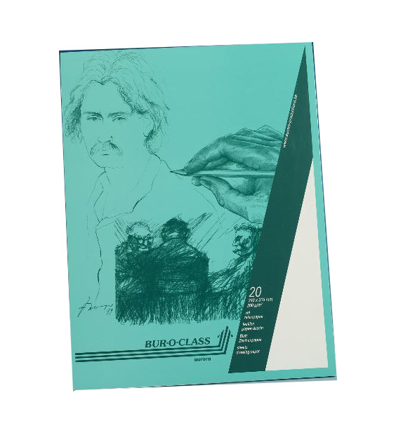 Tekenpapier BUR-O-CLASS, tekenblok