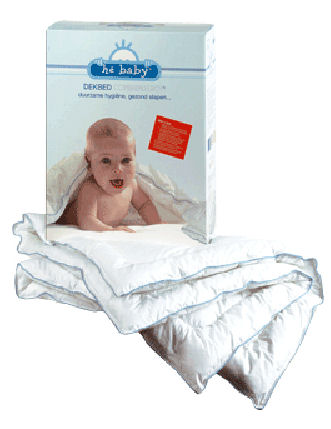 Donsdeken Hé Baby Combatallergy, geschikt voor babybed 60x120/babybed 70x140
