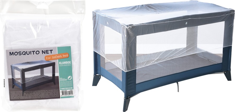 Muggennet geschikt voor reisbed