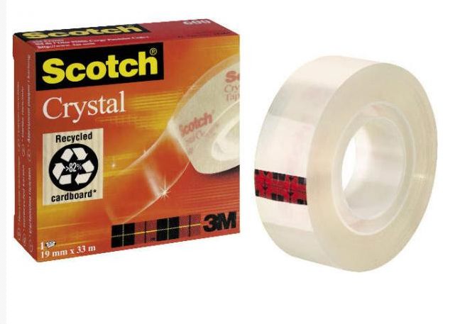 Kleefband 3M Crystal clear, transparante tape