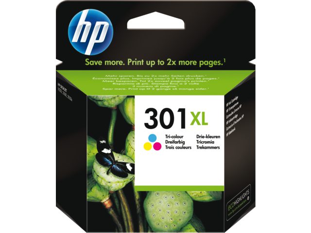 Cartridge HP 301 XL Tri-color (Cyan/Magenta/Yellow)