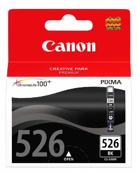 Cartridge CANON CLI-526BK foto zwart