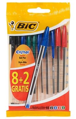 Balpen Bic Cristal, standaard