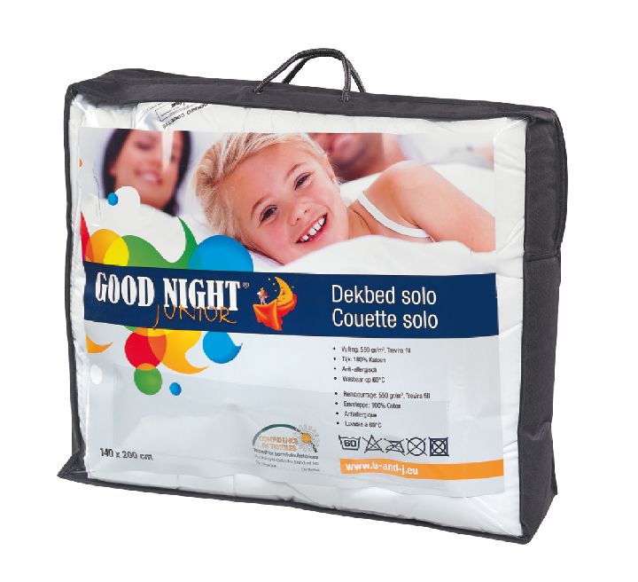 Donsdeken Good Night Goodnight Junior Solo, geschikt voor eenpersoonsbed 90x200