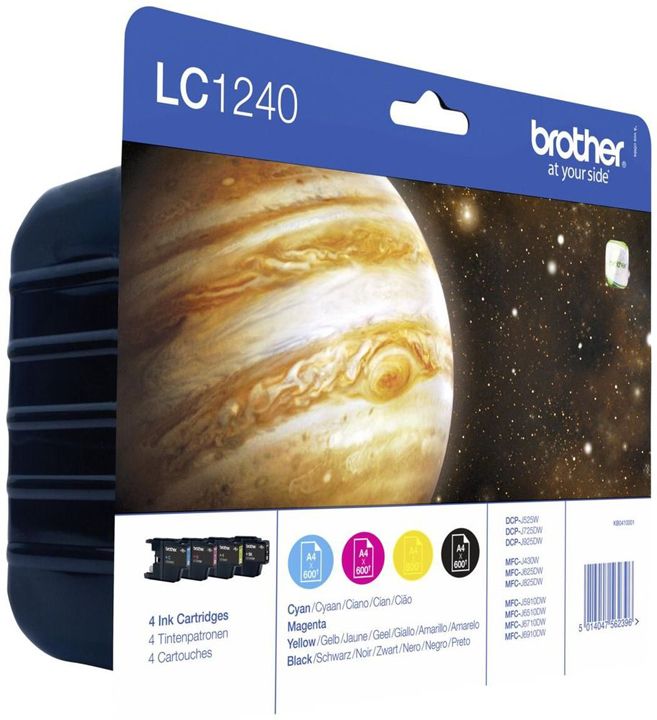 Cartridge BROTHER LC-1240 Multipack Black/Cyan/Magenta/Yellow