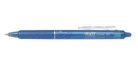 Balpen PILOT Frixion Ball Clicker, thermische inkt, lichtblauw