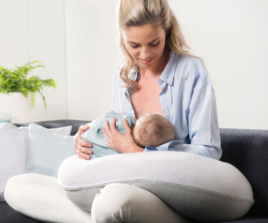 Positioneringskussen Doomoo Buddy | Classic light grey