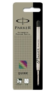 Balpen vulling Parker Quinkflow, standaard, zwart