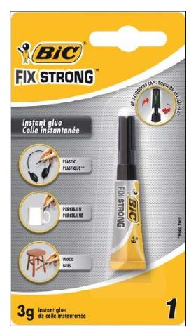 Vloeibare lijm Bic Fix Strong, tube