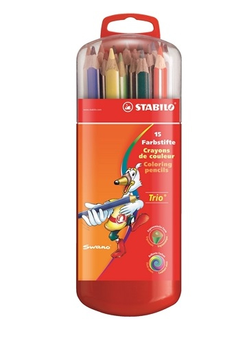 Potlood Stabilo Trio Thick, kleurpotlood