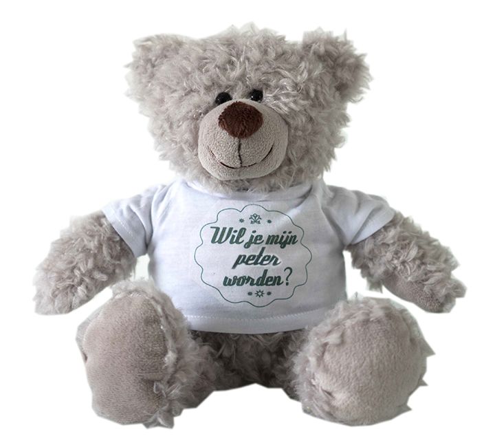 Knuffel MINIMOU, Wil je mijn peter worden?