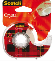 Kleefband SCOTCH Crystal, transparante tape
