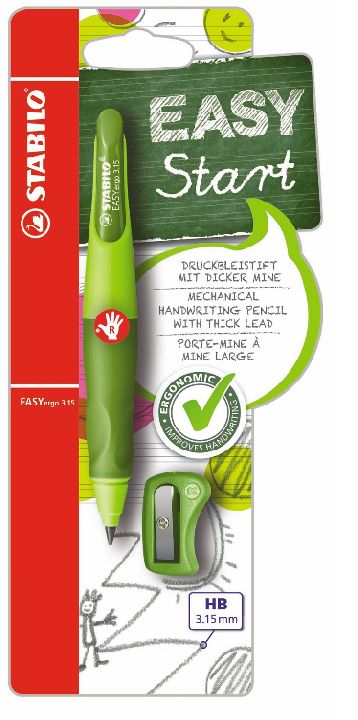 Potlood Stabilo EASYergo R, vulpotlood | Ergo