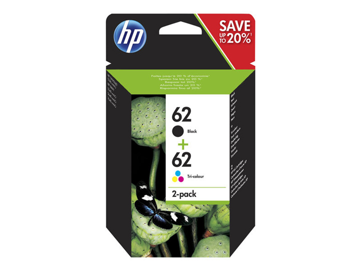Cartridge HP 62 Combo Black/Tri-color (Cyan/Magenta/Yellow)
