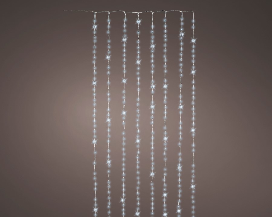 Verlichting Lumineo, Curtain Lights Flowing, L 100 x B 200 cm