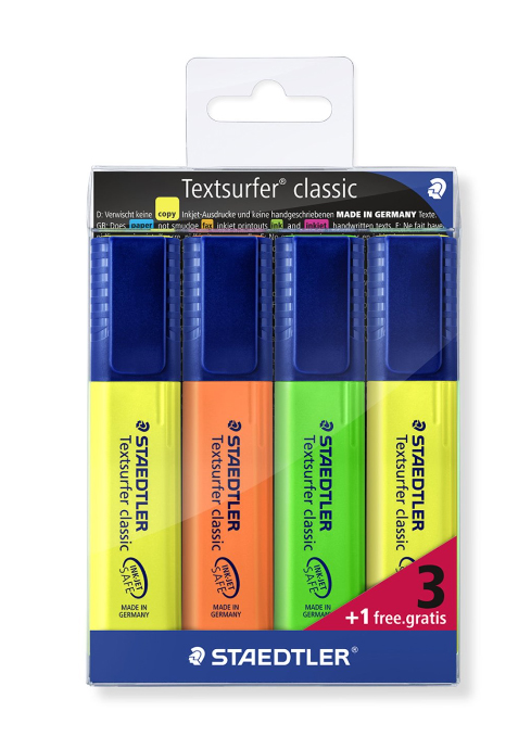 Tekstmarker Staedtler Textsurfer Classic, tekstmarker