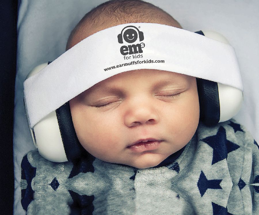 volgorde Goed opgeleid Spreek luid Gehoorbescherming em's 4 kids Baby headband hoofdtelefoon | Paradisio