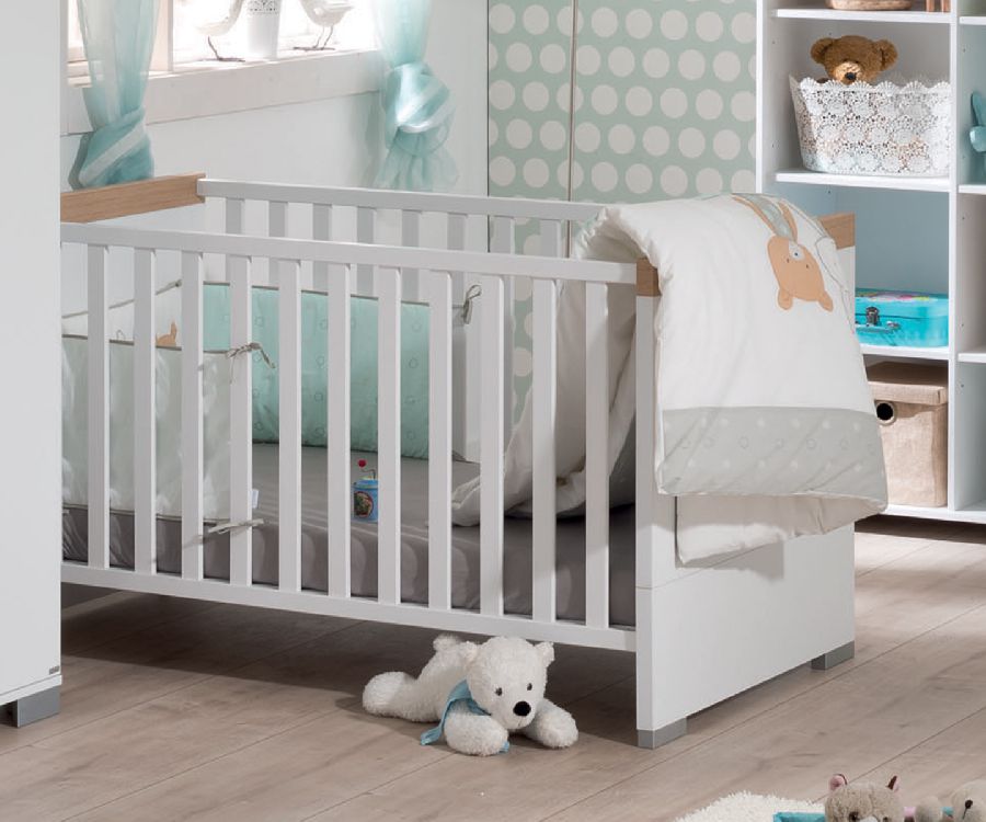 Bed PAIDI, Kira Nebraska, Kira Nebraska 70x140 omvb, babybed omvormbaar tot juniorbed/babybed omvormbaar tot bedbank