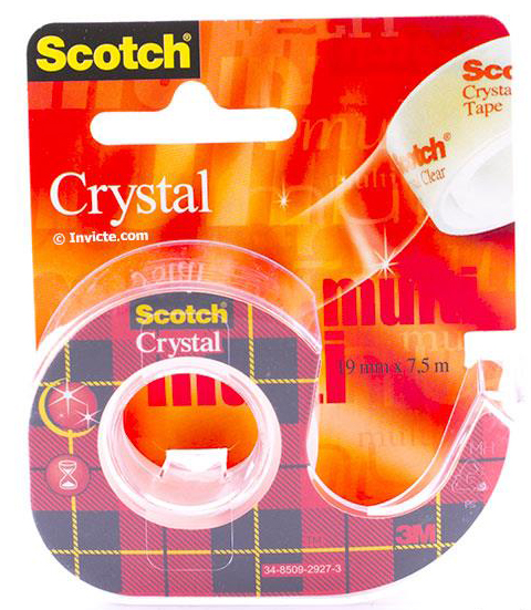 Kleefband SCOTCH Crystal, transparante tape