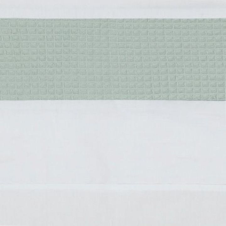 Laken Bink Bedding, geschikt voor wieg/draagmand/park | Pique olijf