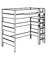 Hoog/halfhoog slaper PAIDI, Kira Nautik