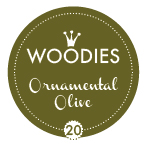 Stempelkussen met inkt inkt: groen, ornamental olive 1 stuk(s)