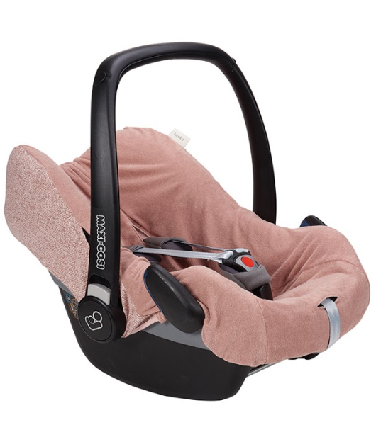Autostoel hoes Koeka, geschikt voor Maxi-Cosi Cabriofix/Pebble/Pebble Plus  | Vigo old pink | Paradisio