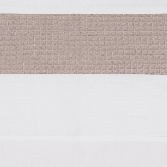 Laken Bink Bedding, geschikt voor wieg/draagmand/park | Pique oudroze