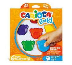 Potlood Carioca Teddy Crayons 1+, kleurpotlood | Baby