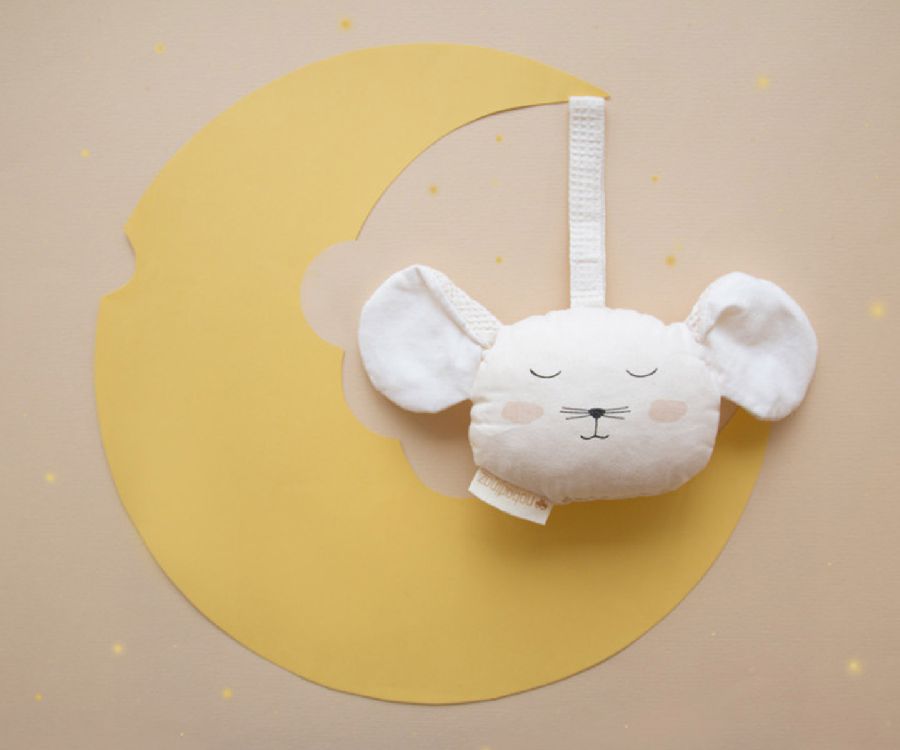 Speelgoed voor de maxi-cosi Nobodinoz Mouse Pram Toy