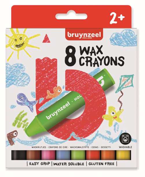 Kleurmateriaal BRUYNZEEL Wax Crayons | Kids
