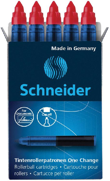 Rollerball vulling Schneider Change, geschikt voor Schneider One Change