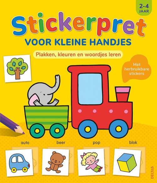 Stickerboek DELTAS Stickerpret voor kleine handjes